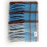 Sciarpa check con logo AC004V5 GRY BONSAI 