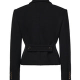 Giacca sartoriale in lana bouclé CH26AVE08060 001 CHLOÉ 