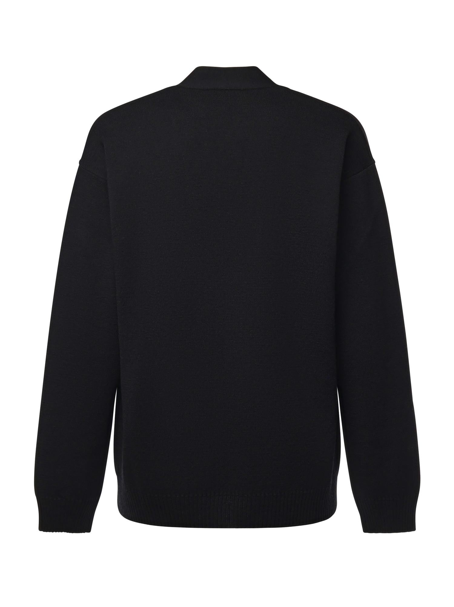 Cardigan in lana AU3061E 1002 ALPHA STUDIO 