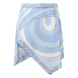 Gonna foulard in seta con stampa Iride 6HRV87 6H756012 PUCCI 