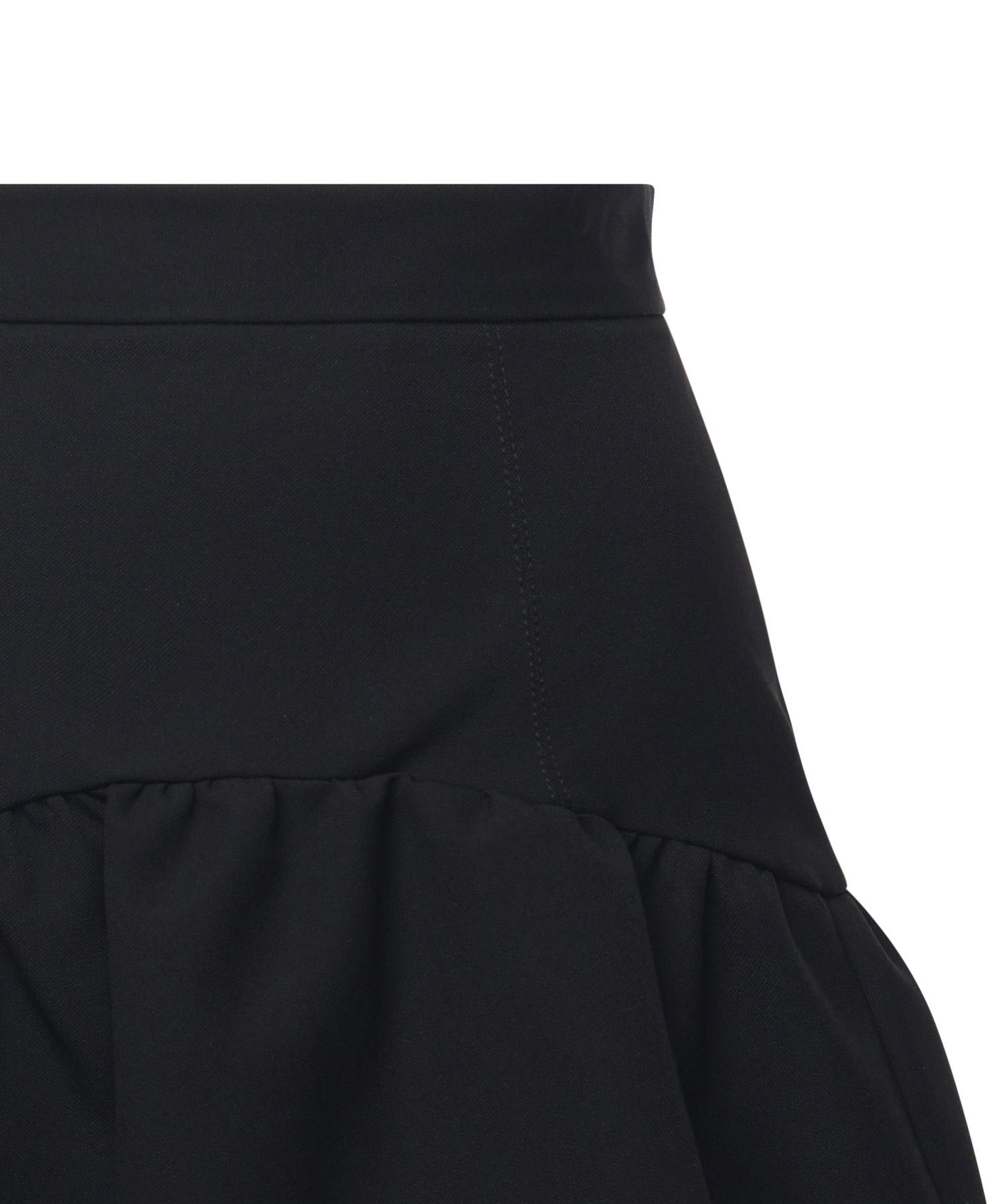 Minigonna con balza 105767 A2QVZ99 PINKO 