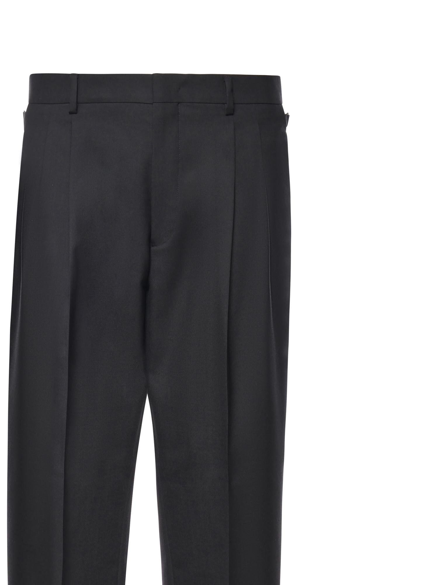 Pantaloni Mat in misto lana MAT SMPNERO BE ABLE 