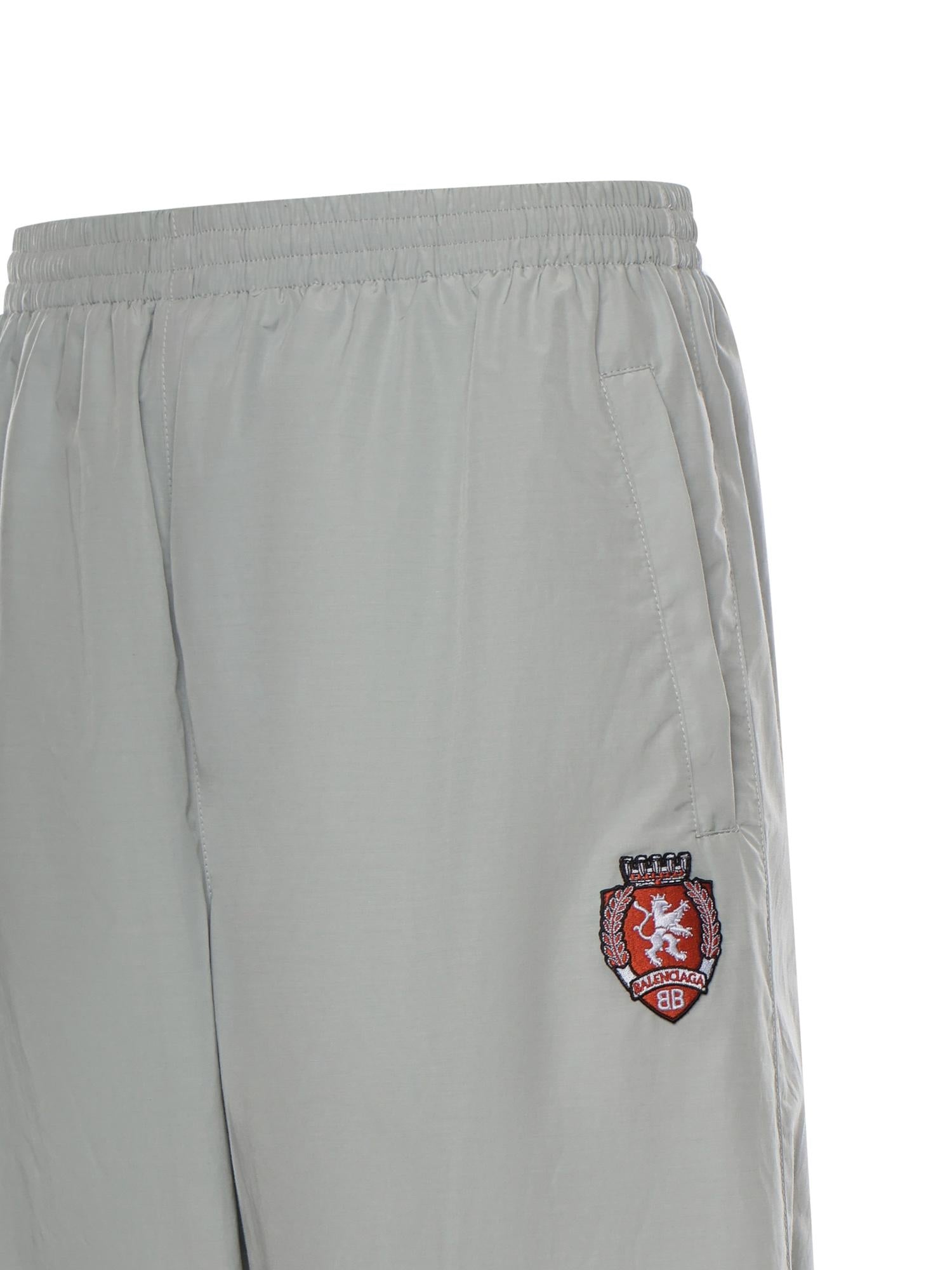 Pantaloni da tuta 3B Football in popeline di cotone tecnico 857656 TPQ381800 BALENCIAGA 