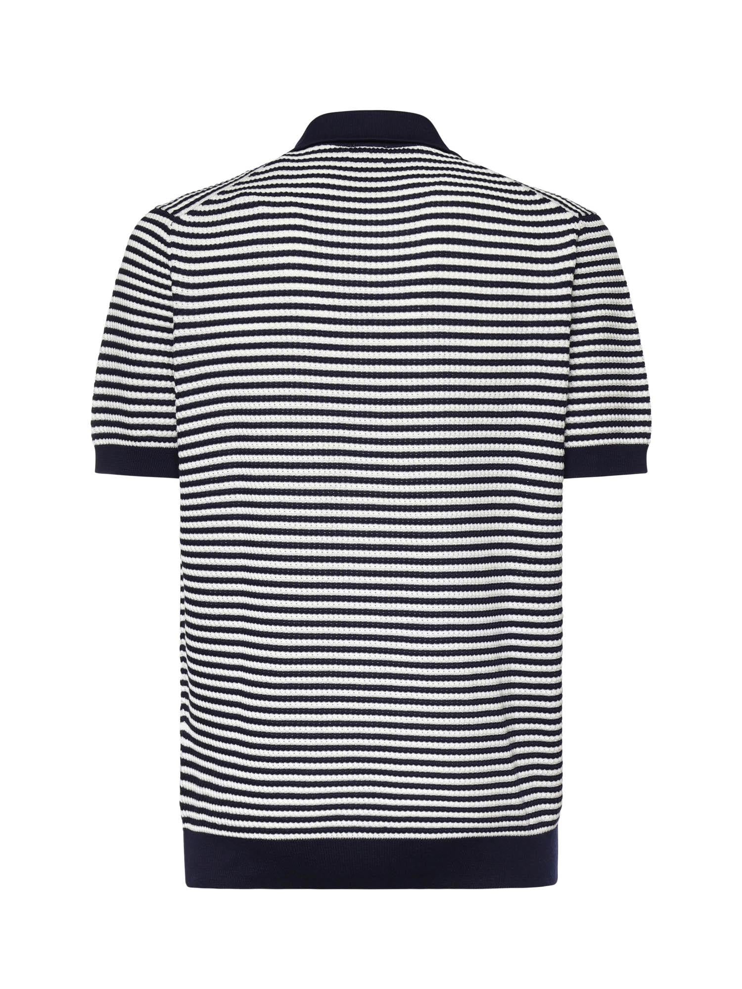 Polo a righe in cotone M76MAGM56MAG0M037 11-01 ELEVENTY 