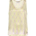Top in seta con stampa nappine 80AAM627 NS850656 GENNY 