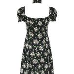 Miniabito in charmeuse di seta con stampa F659HT FSA85HX6BX DOLCE & GABBANA 