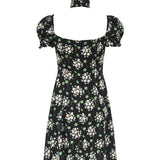 Miniabito in charmeuse di seta con stampa F659HT FSA85HX6BX DOLCE & GABBANA 