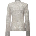Camicia floreale in rete<BR/> 115704 039 ROTATE 