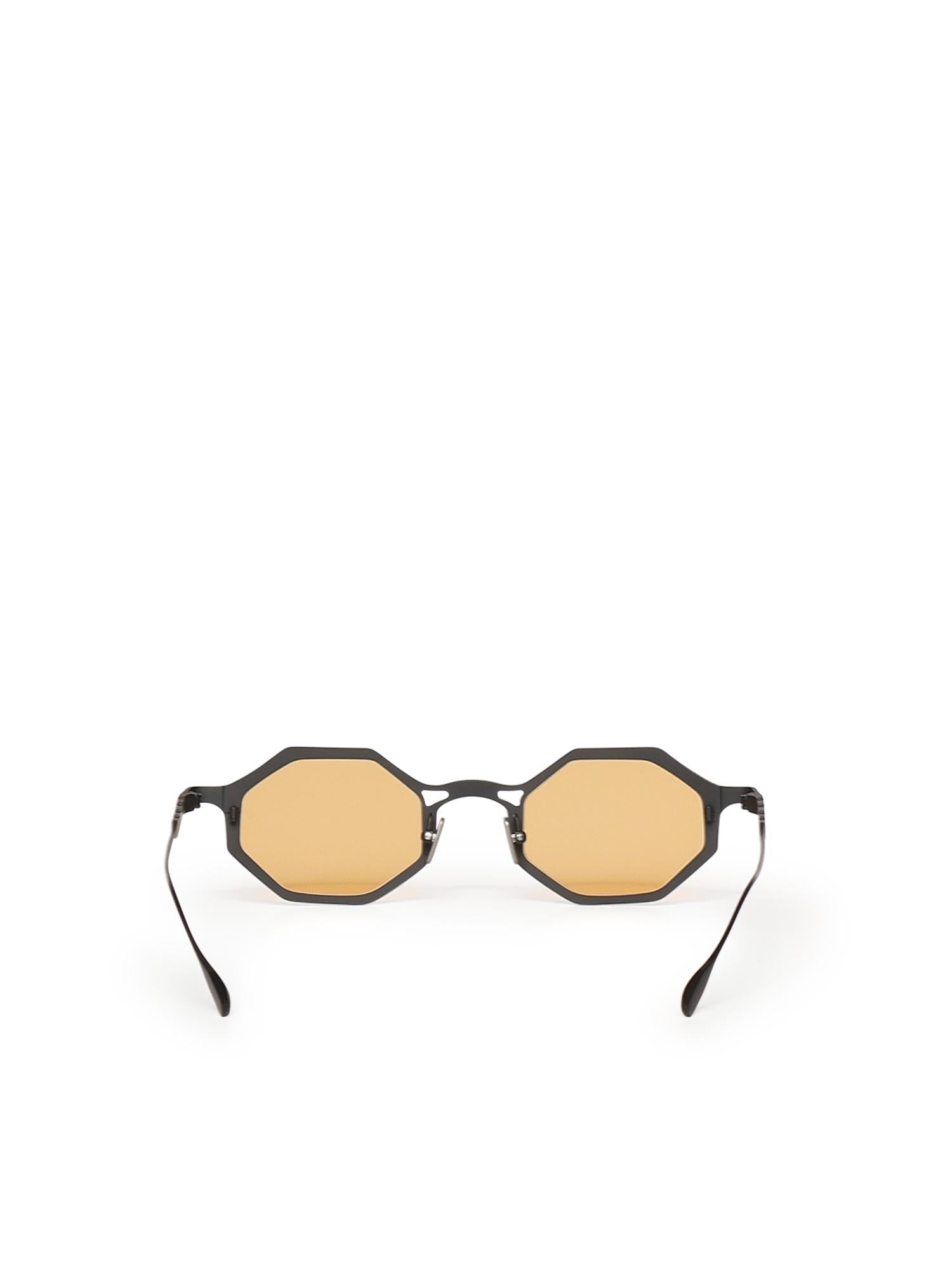 Occhiali da sole Jacaré CPT52 BLK/ORANGE CAPOTE 