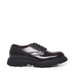 Stringata in pelle nera con lacci DU2514G0TEUT007NM02 -EBANO+F.DO NERO DOUCAL'S 