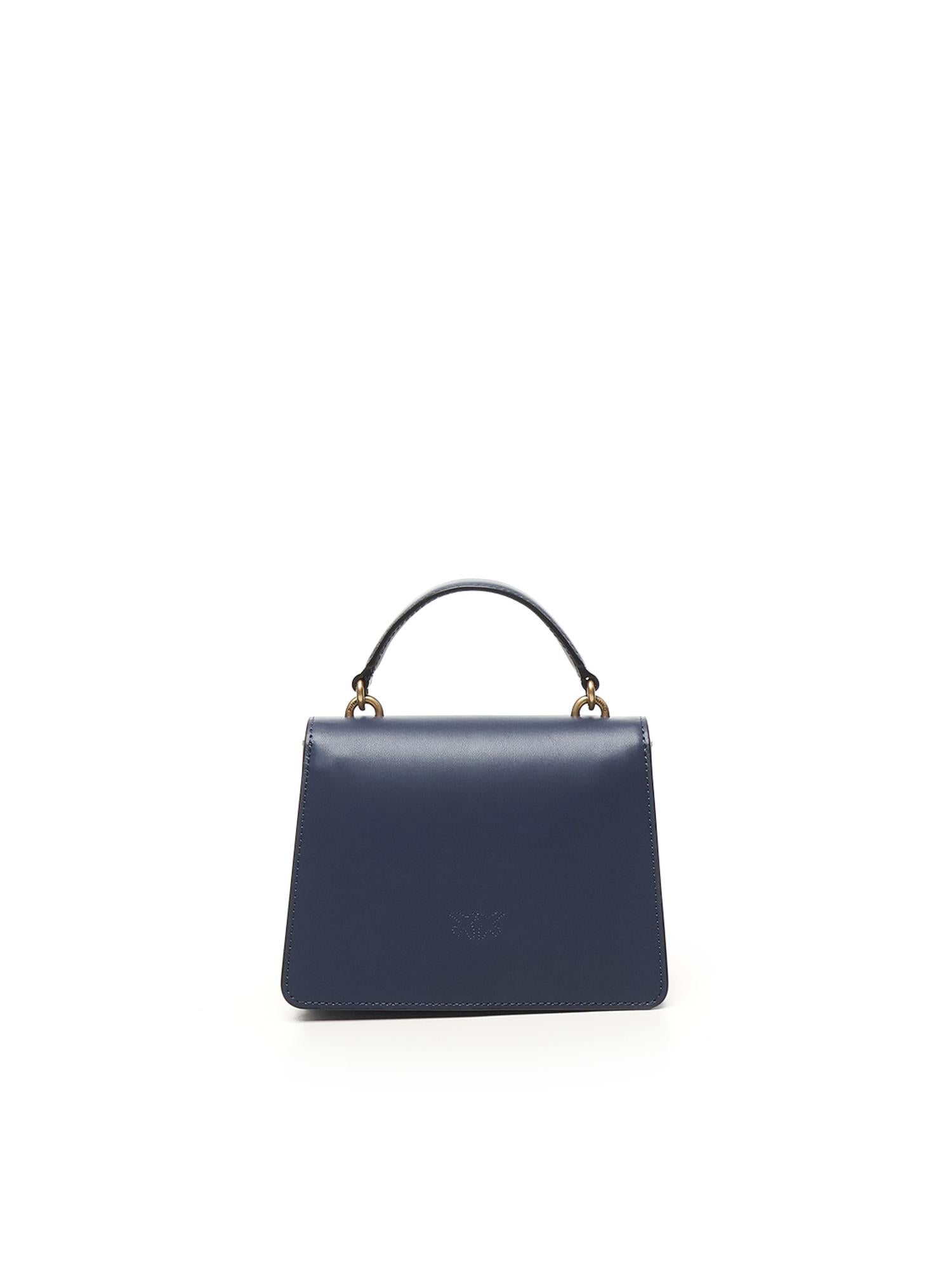 Borsa 'Love Bag' in pelle<BR/> 100071 A0F1G08Q PINKO 