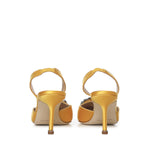 Décolleté slingback Hangisi in raso 4190473 7307 MANOLO BLAHNIK 