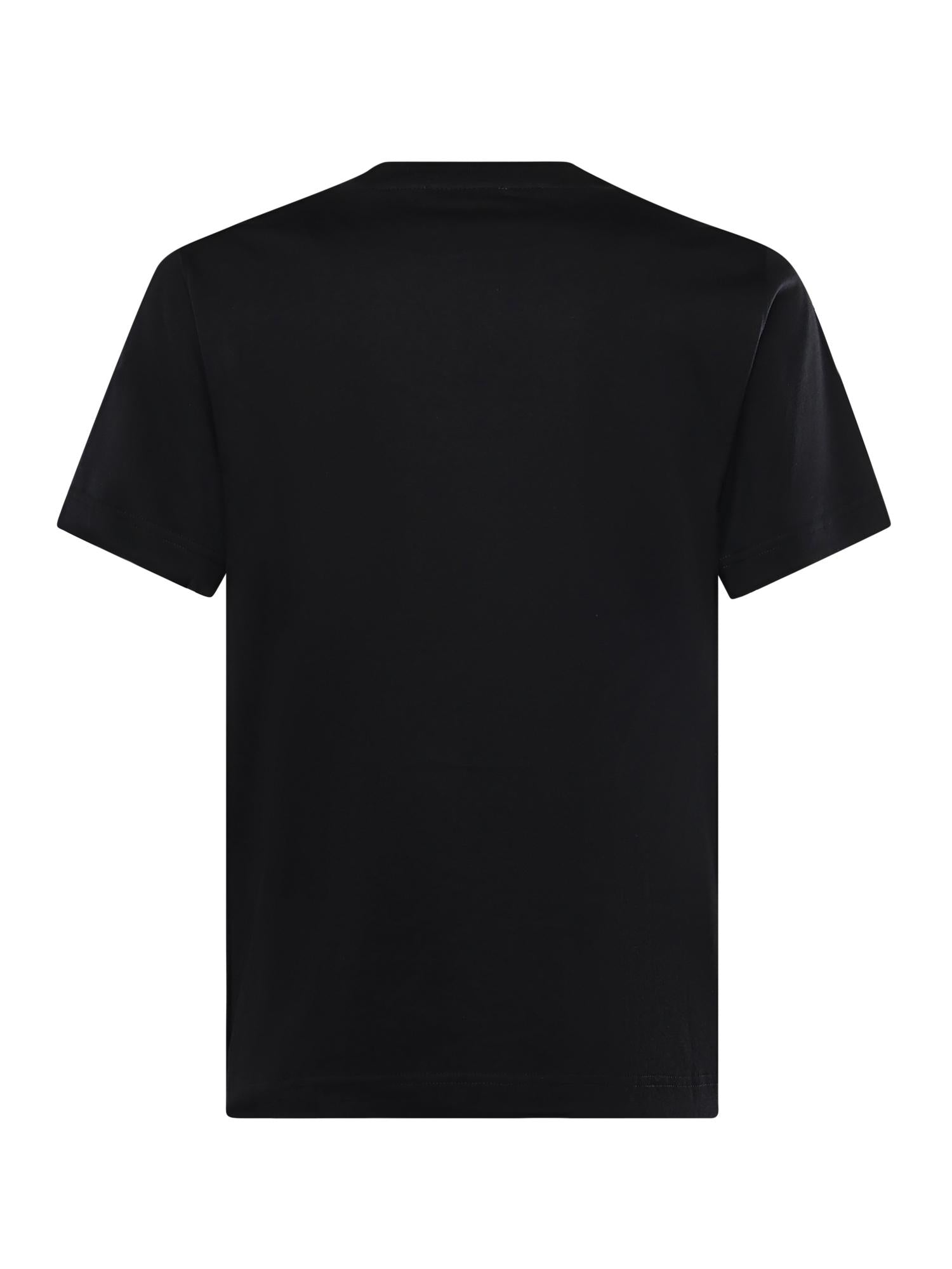 T-shirt in cotone con EKD sfumato 8119013 A1189 BURBERRY 