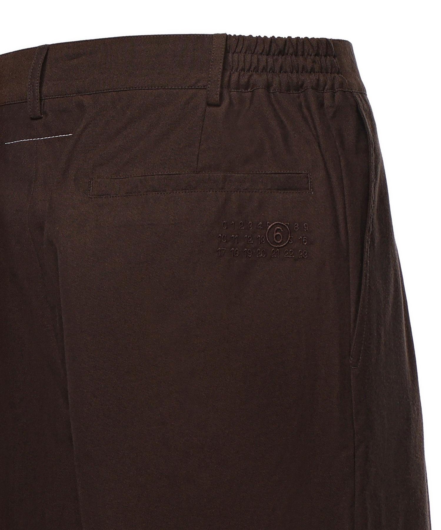 Pantaloni in tessuto camiceria di lana SH0KA0074 M36006142 MM6 Maison Margiela 
