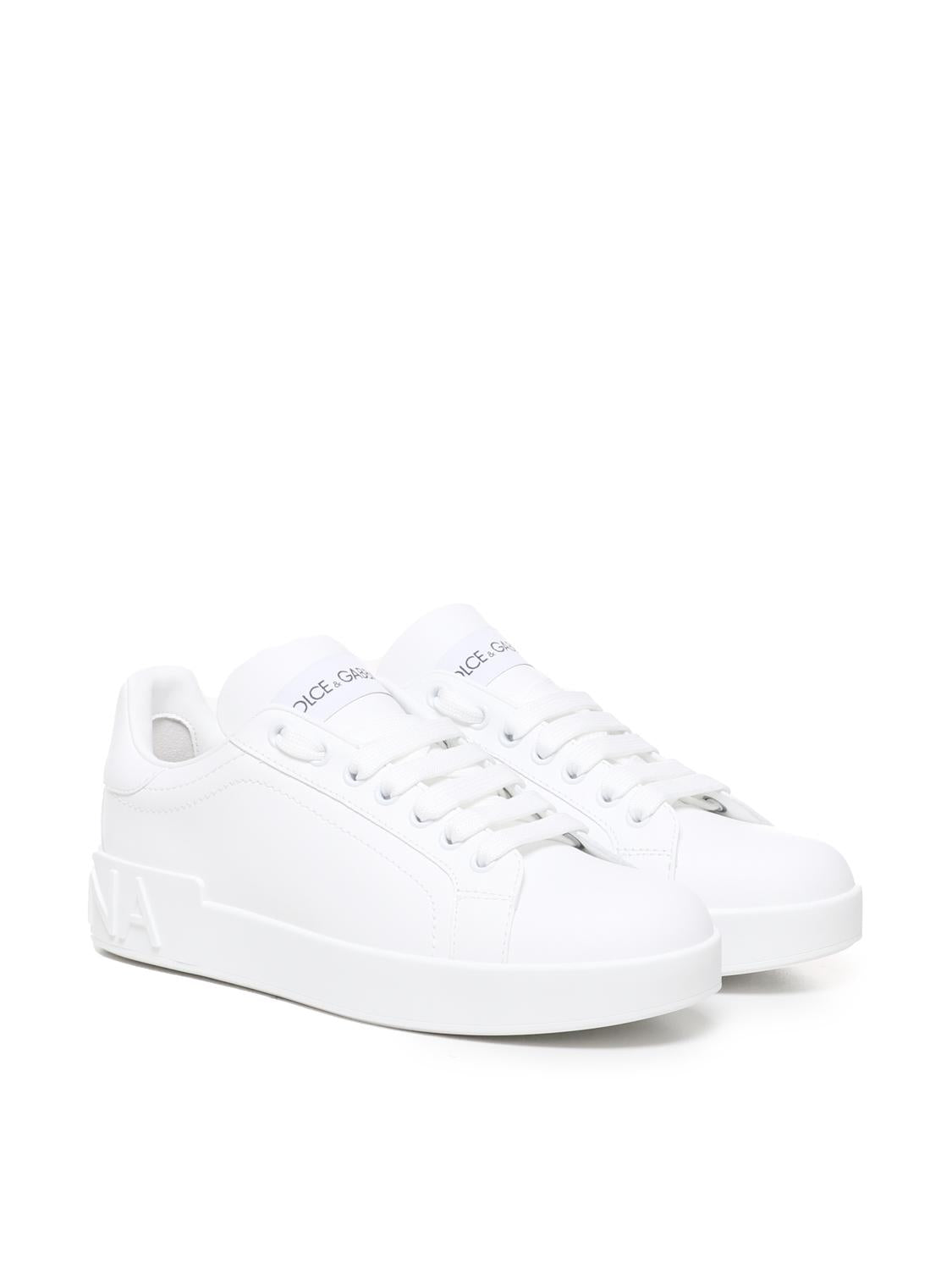 Sneakers Portofino in pelle CK1544 A106580001 DOLCE & GABBANA 