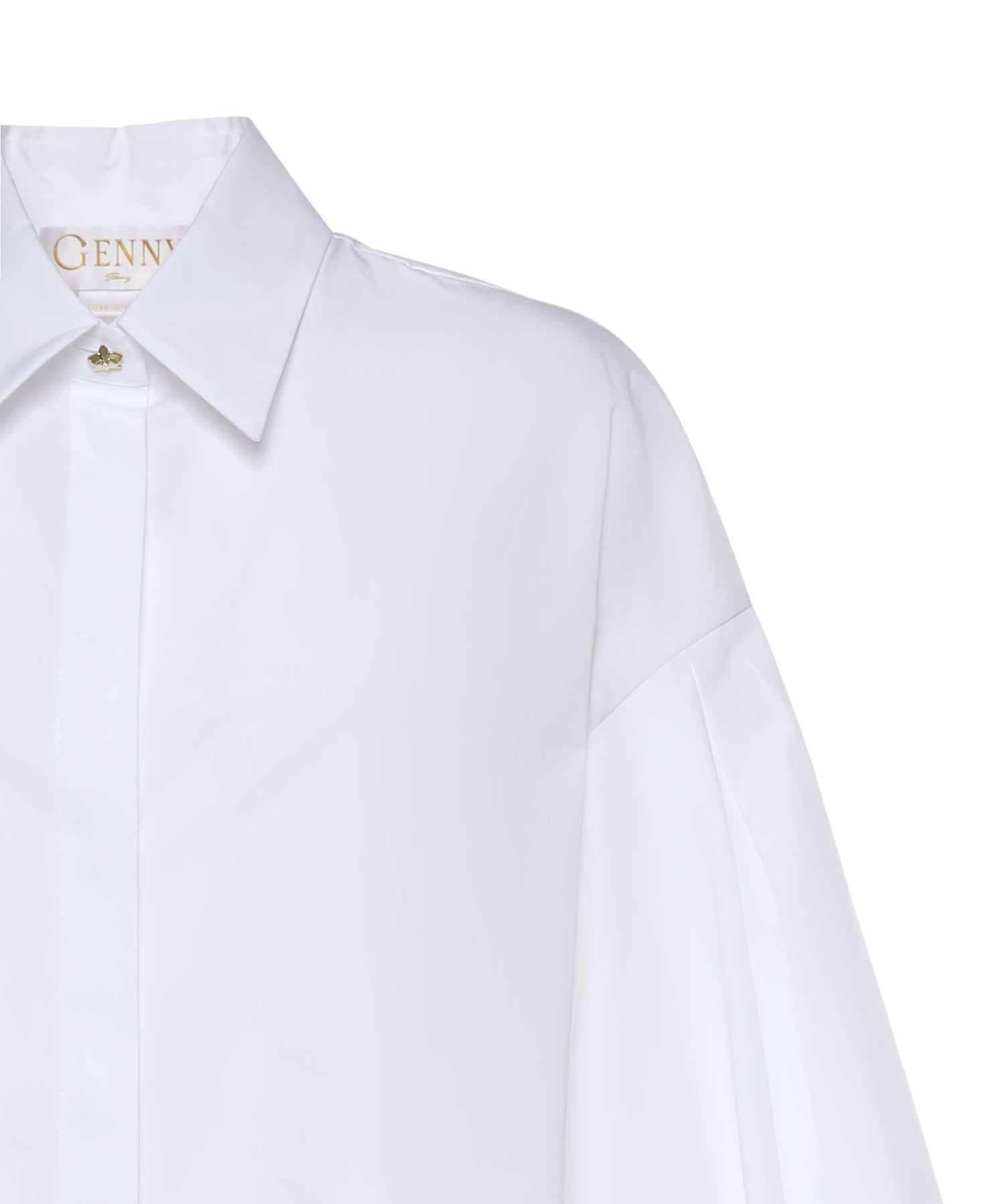 Camicia in popeline di cotone 80AAL648 N0718003 GENNY 