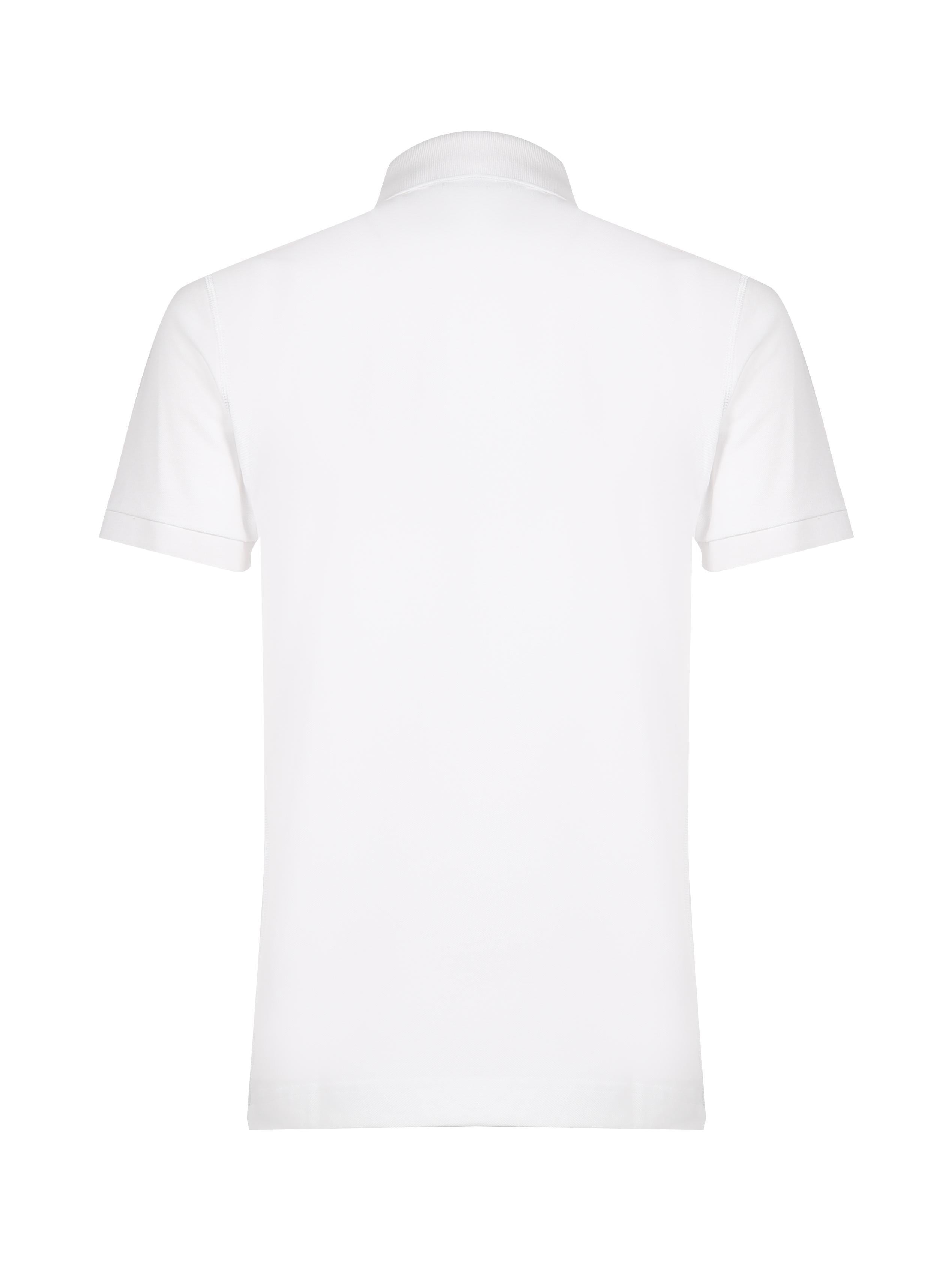 Polo piquet con placca logata G8PL4T G7F2HW0800 DOLCE & GABBANA 