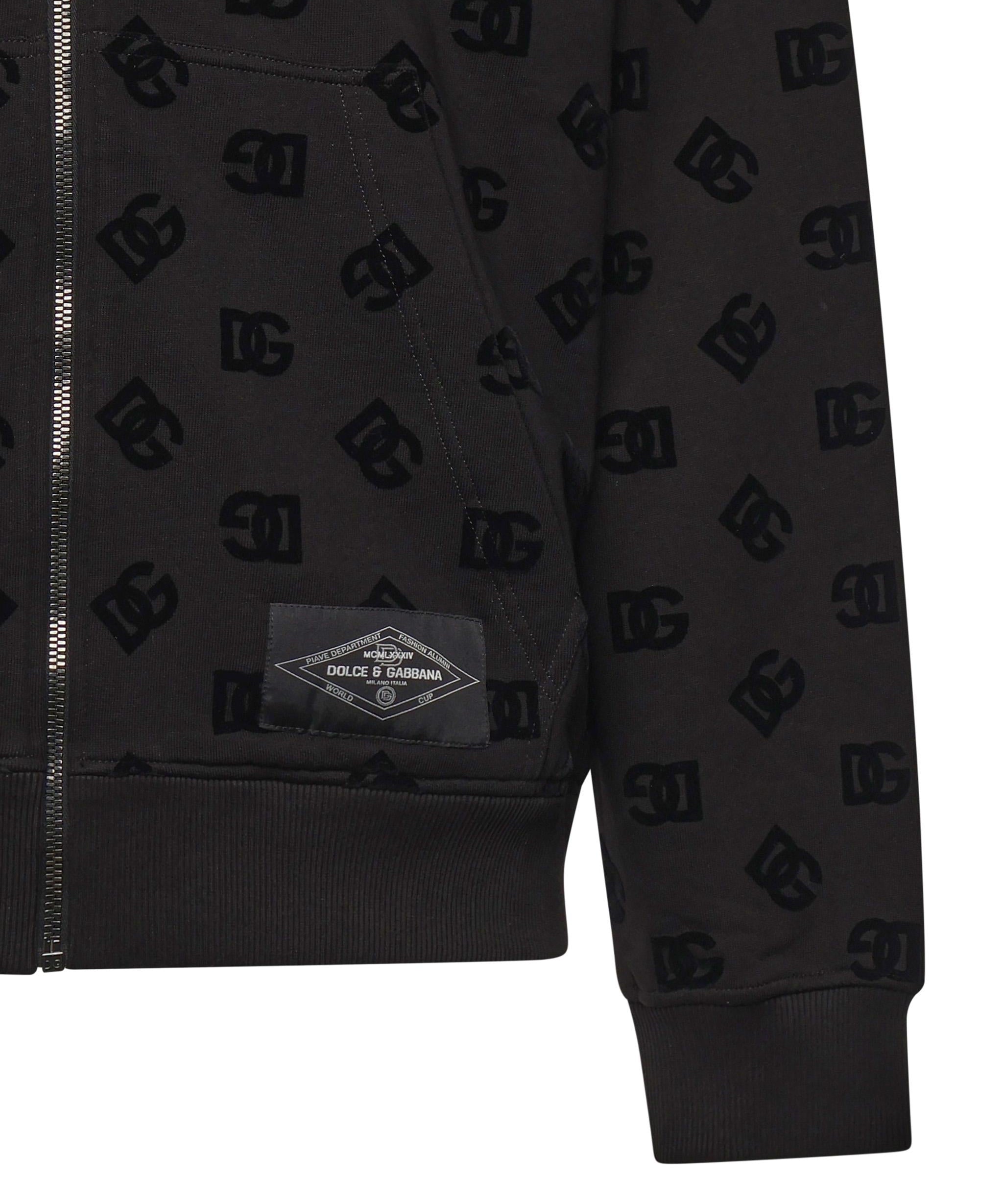 Felpa stampa DG allover G9AIYT G7NWDN0000 DOLCE & GABBANA 
