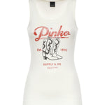 Tank top con stampa vintage 106901 A3BXZ05 PINKO 