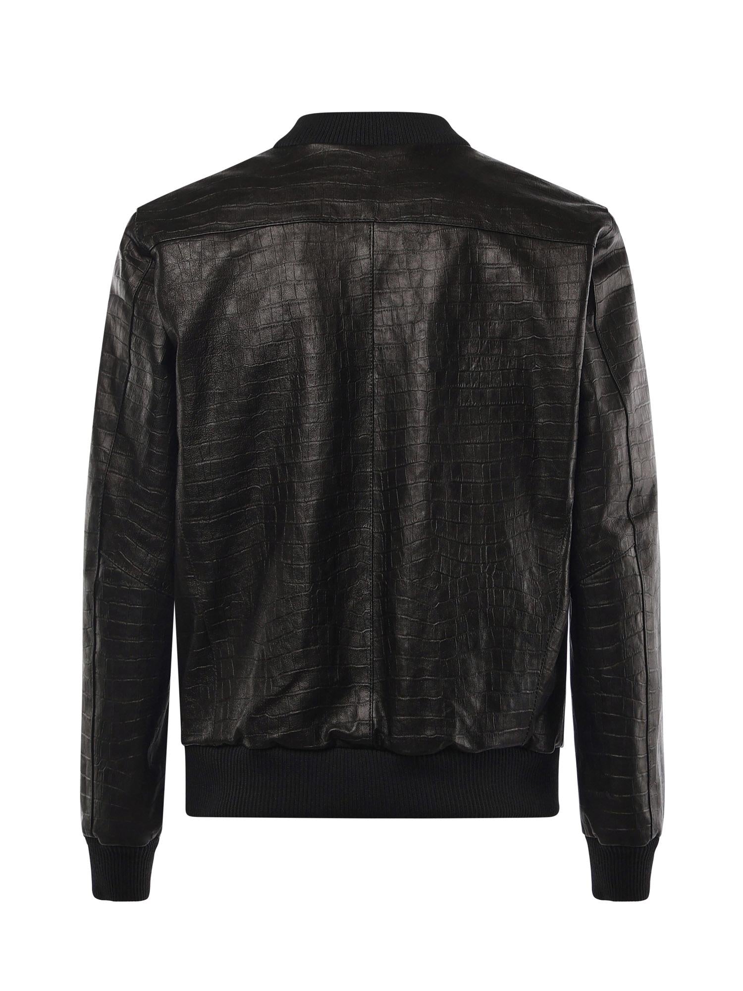 Bomber GoodFellas in pelle MIAMI VICE COCCONERO GIULIANO GALIANO 