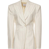 Blazer Ottavia monopetto T193019C TNV136MILK/BLACK THE ANDAMANE 