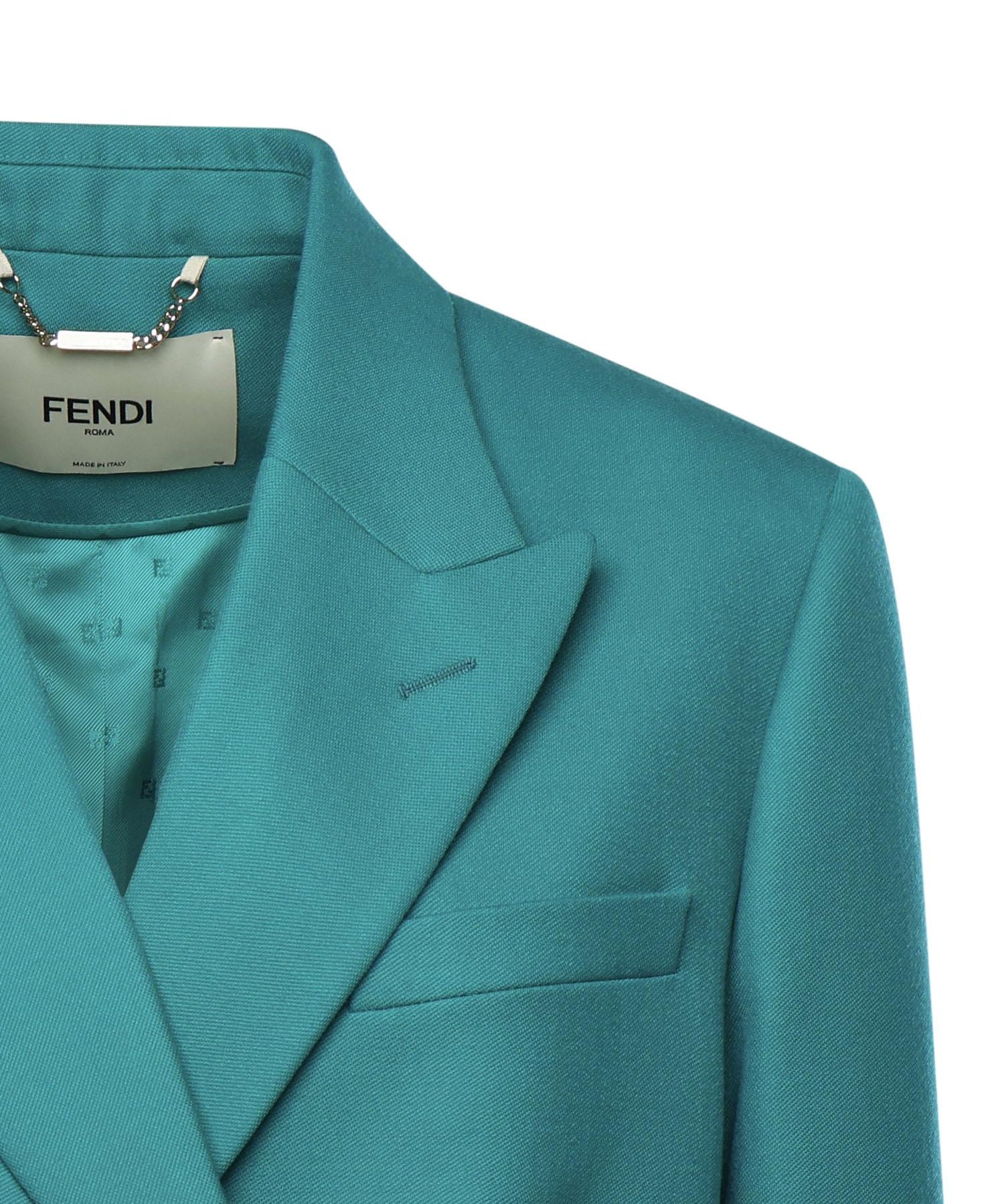 Blazer in lana Grain de Poudre FJ7685 AJYFF1UKL FENDI 