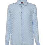 Camicia in seta GG jacquard 847034 ZATF94977 GUCCI 