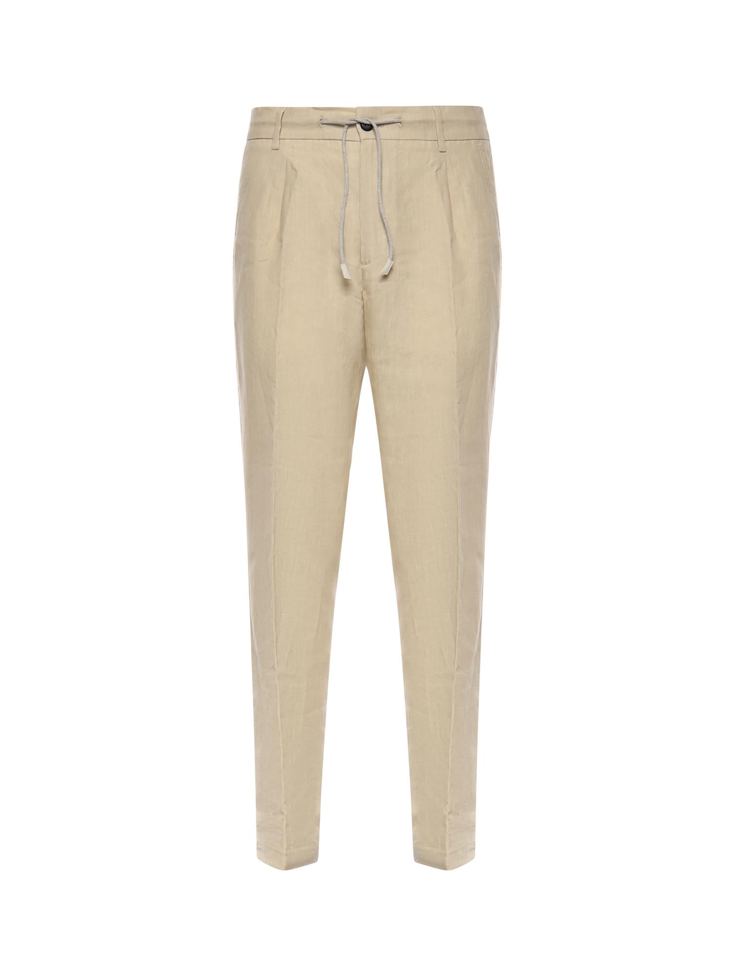 Pantaloni in lino M75PANG03TES0I139 102 ELEVENTY 