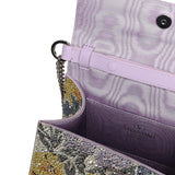 Borsa a mano mini Valentino Garavani Vsling con strass motivo Flowerism e logo gioiello 8W2B0R91 NCTDAK VALENTINO GARAVANI 