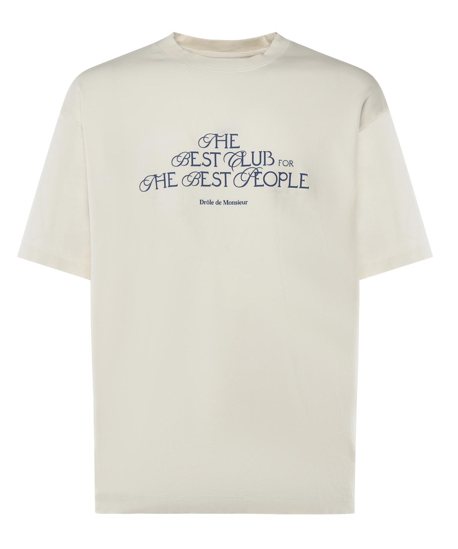 Le T-shirt "The Best Club" ITS273CO002 OW Drôle de Monsieur 