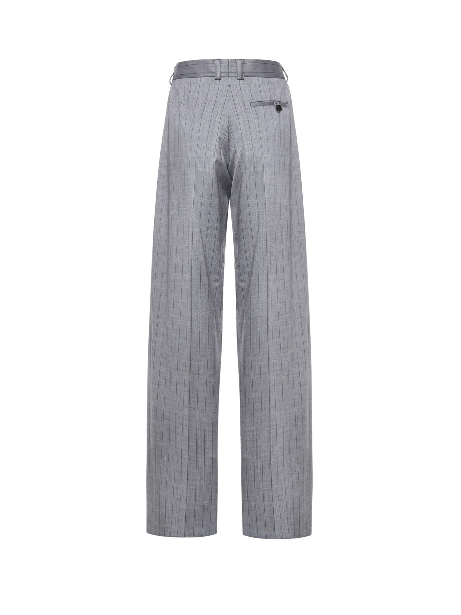 Pantaloni Plissettati Gessati<BR/> 640302 3GR6501202 STELLA McCARTNEY 