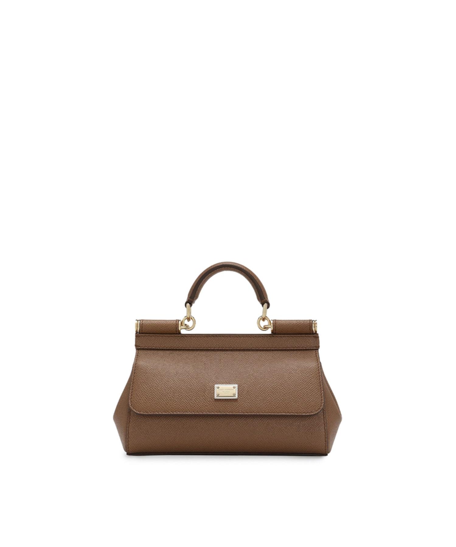 Borsa a mano Sicily mini in pelle di vitello Dauphine BB7116 B10018M417 DOLCE & GABBANA 