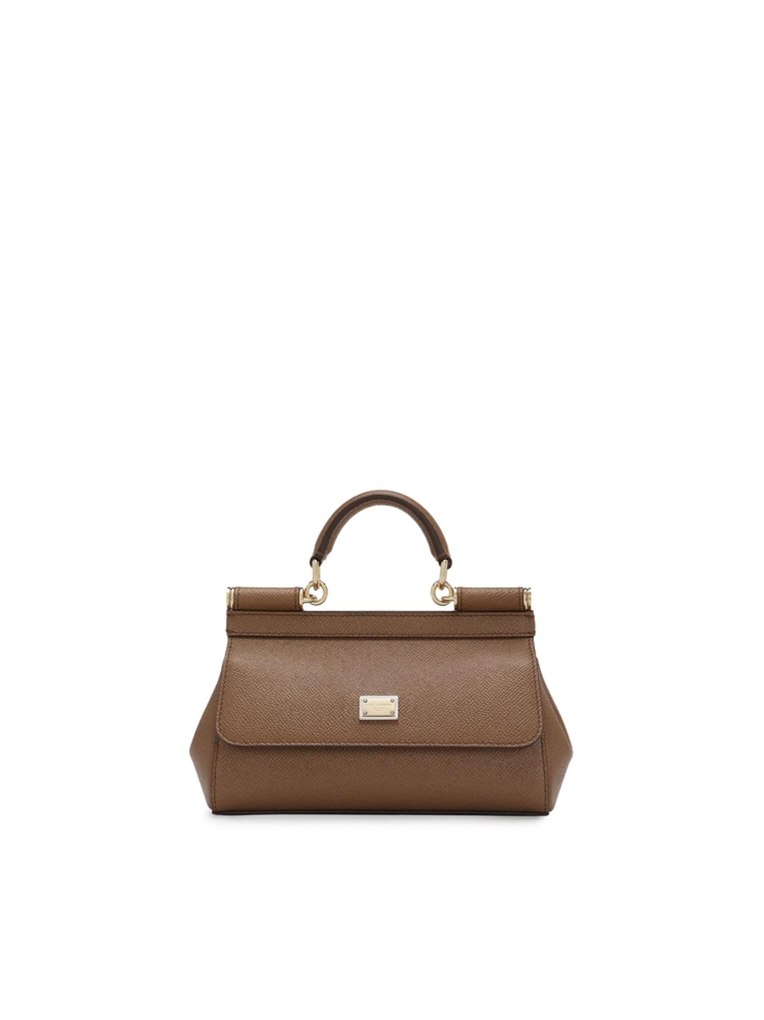 Borsa a mano Sicily mini in pelle di vitello Dauphine BB7116 B10018M417 DOLCE & GABBANA 