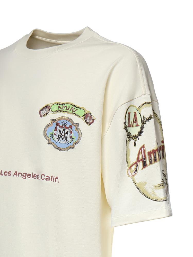 T-shirt con logo in cotone AMTOJR1174 127 AMIRI 