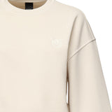 Felpa cropped con logo 105510 A2RBC03 PINKO 