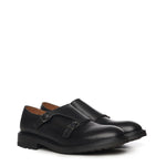 Scarpe Monk strap in pelle 68046 NERO ALEXANDER HOTTO 