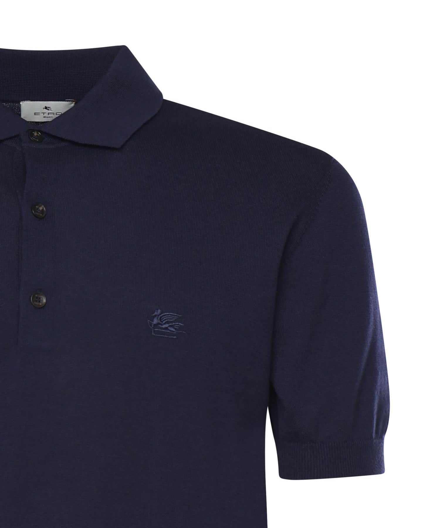 Polo in cotone con logo MRKF0004 AQ408B0065 ETRO 