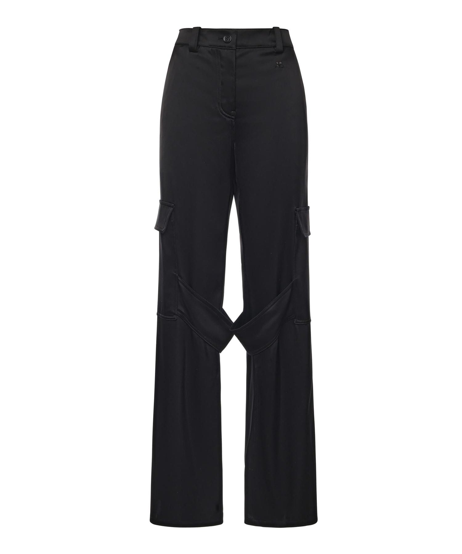 Pantalone Utility Chaps in raso 126CPA558TA0007 9999 COURREGES 