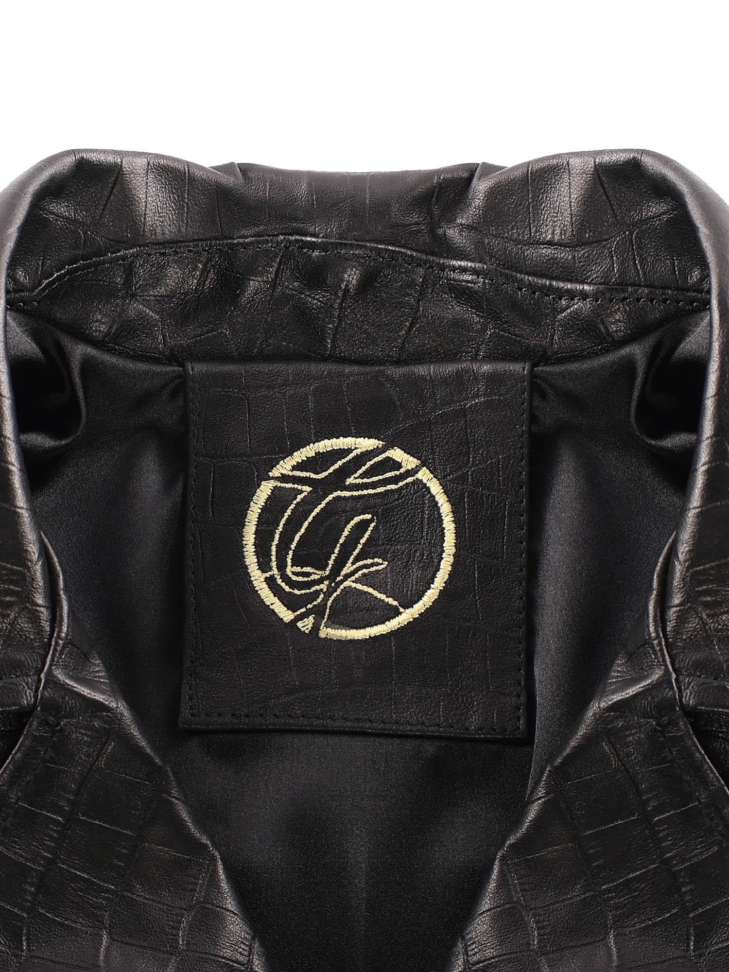 Giubbotto Push It in pelle PUSH IT CROCNERO GIULIANO GALIANO 