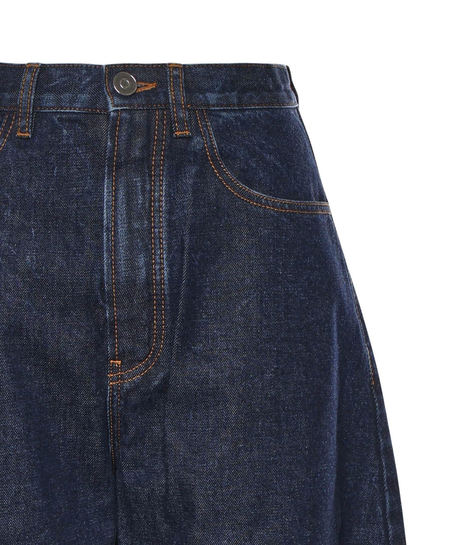 Jeans Round in denim AA9P0176D014C A24 ALAIA 