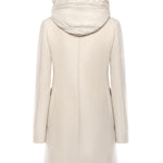 Toggle Coat in panno di lana mélange<BR/> NAW59513430XMY C002 FAY 
