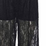 Pantaloni ampi in pizzo 105501 A2R7Z99 PINKO 