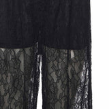 Pantaloni ampi in pizzo 105501 A2R7Z99 PINKO 