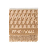 Sciarpa in lana e cashmere FF Jacquard FXT113 AQCWF0QB8 FENDI 