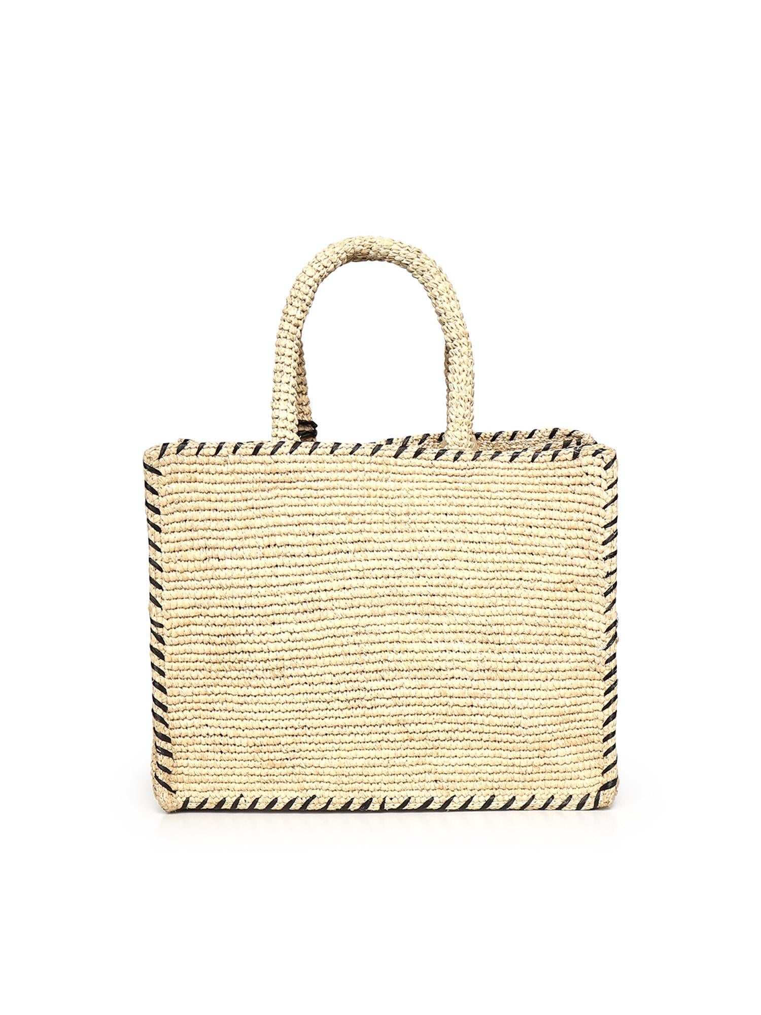 Borsa Colette in rafia COL0013 09045L MC2 SAINT BARTH 