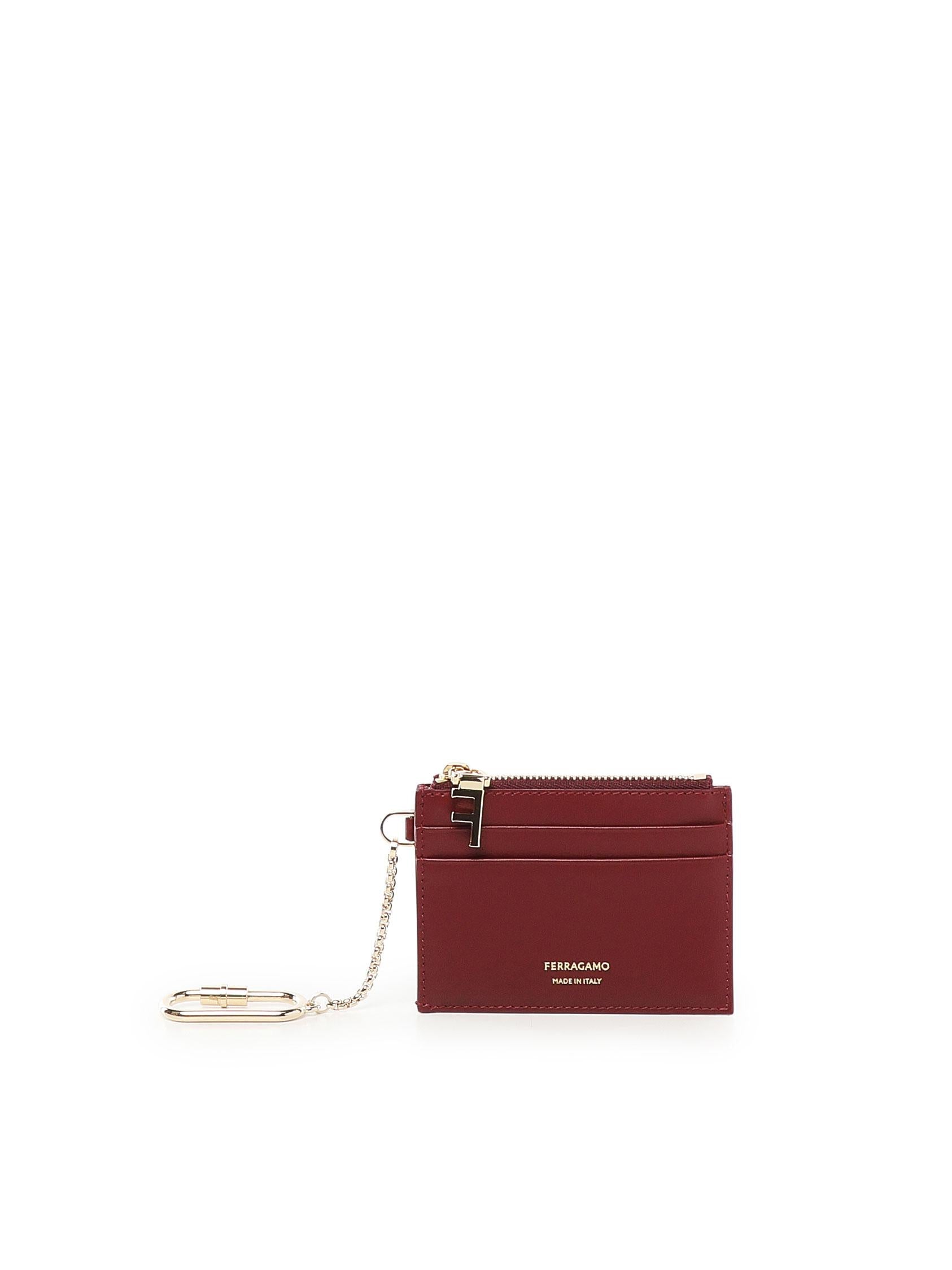 Portacarte con portachiavi 220868 779949001 FERRAGAMO 