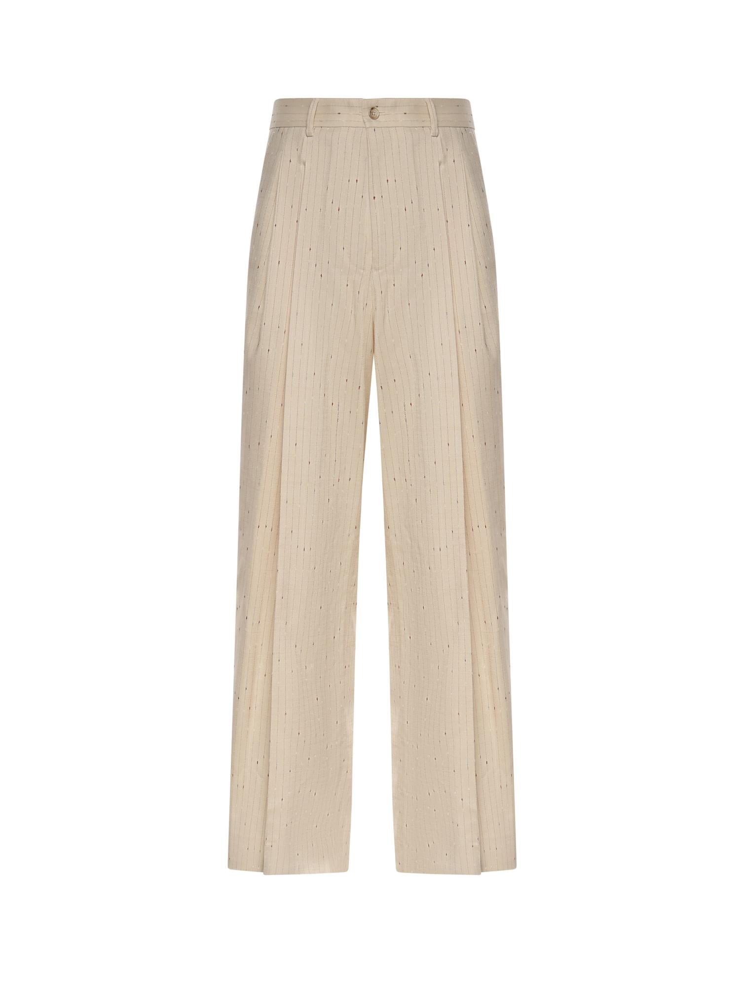 Pantaloni gessati GP20WT FBMFWS8051 DOLCE & GABBANA 