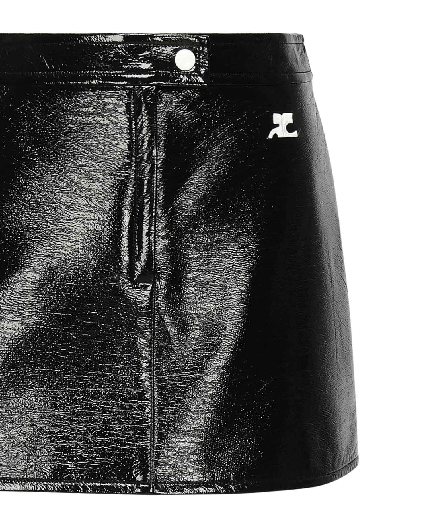 Minigonna in vinile reedition PERCJU001VY0014 9999 COURREGES 