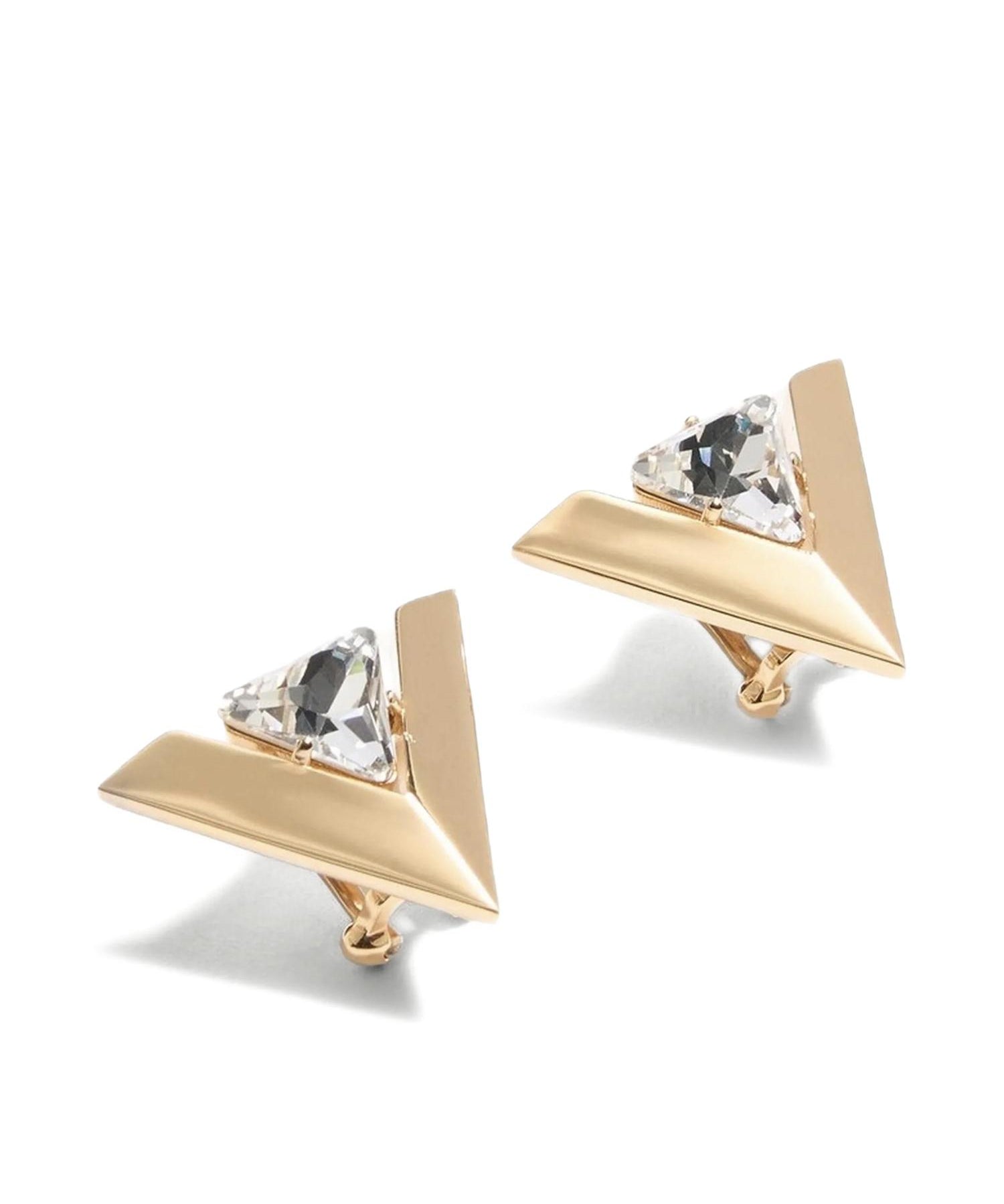 Orecchini Je Les V in metallo e cristalli<BR/><BR/> 7W0J0AX6 YCW9MN VALENTINO GARAVANI 