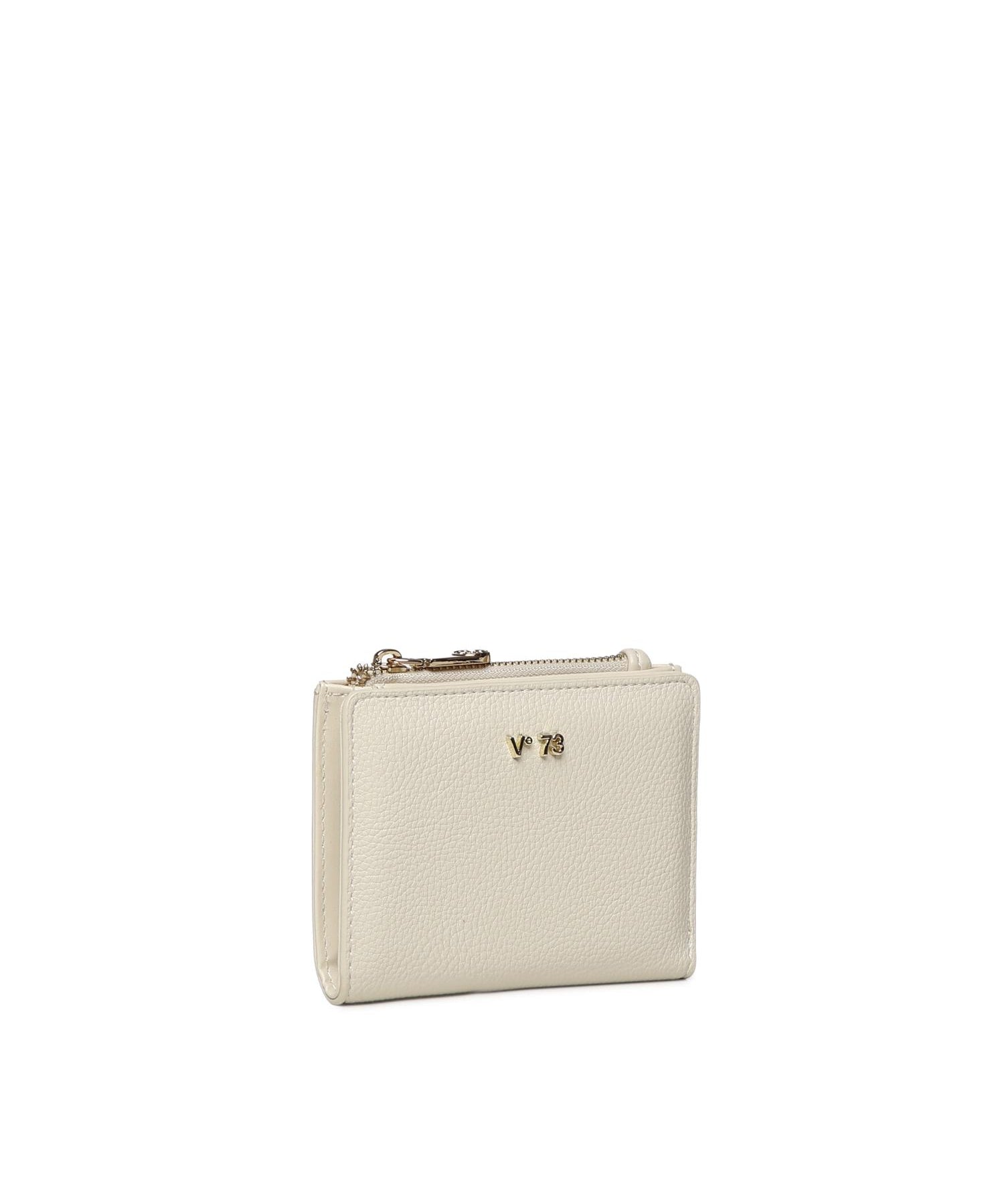 Portafoglio con logo 73PS9D1258 KEIRAOFF WHITE V° 73 